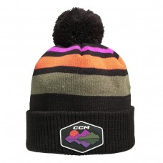 CCM Winter Pom Striped Sapka